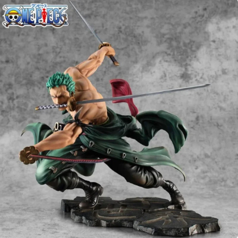 FIGURA ZORO ANIME ONE PIECE 3 LAMINAS