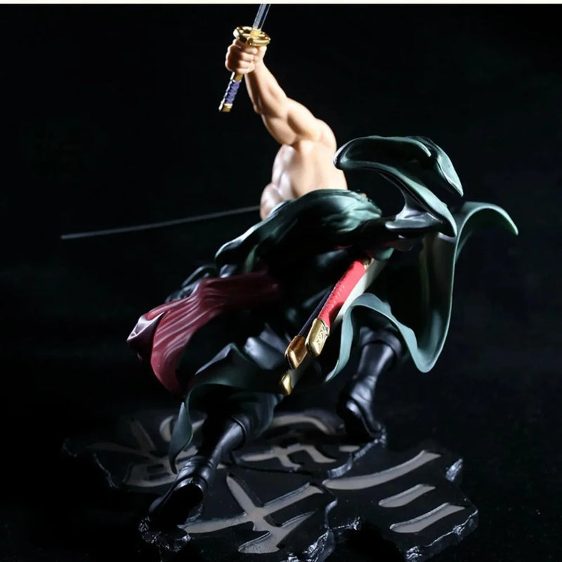 FIGURA ZORO ANIME ONE PIECE 3 LAMINAS