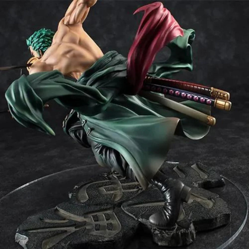 FIGURA ZORO ANIME ONE PIECE 3 LAMINAS