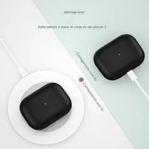 Capa de Silicone Flexível para fones AirPods Pro