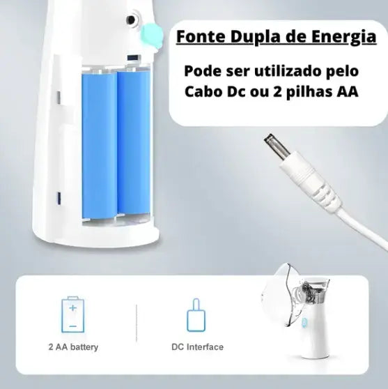 Inalador Nebulizador Portátil e Silencioso