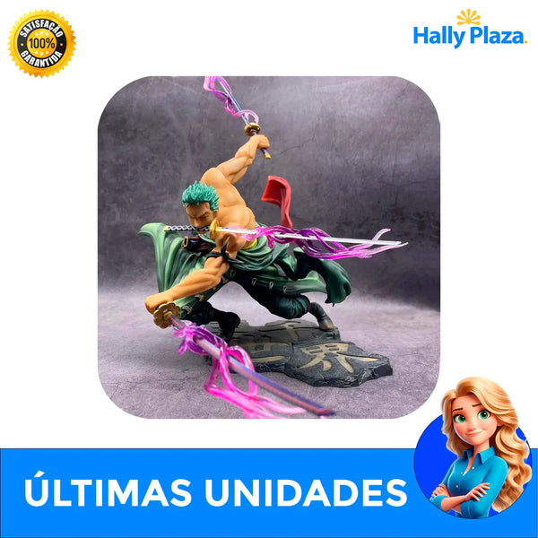 Estátua anime Roronoa Zoro: Tríade de Lâminas - Coleção One Piece