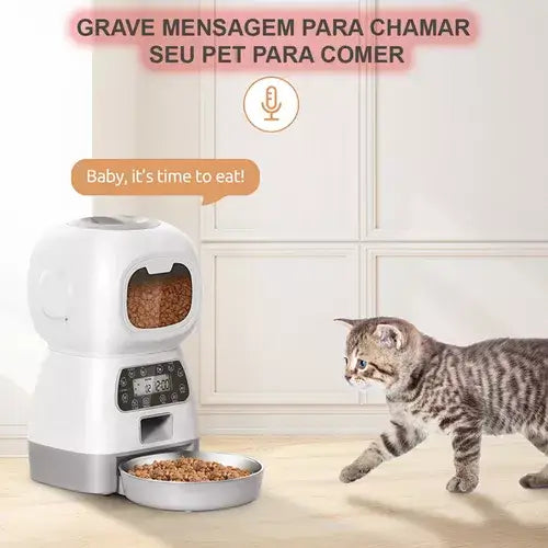 Alimentador Automático para Cães e Gatos