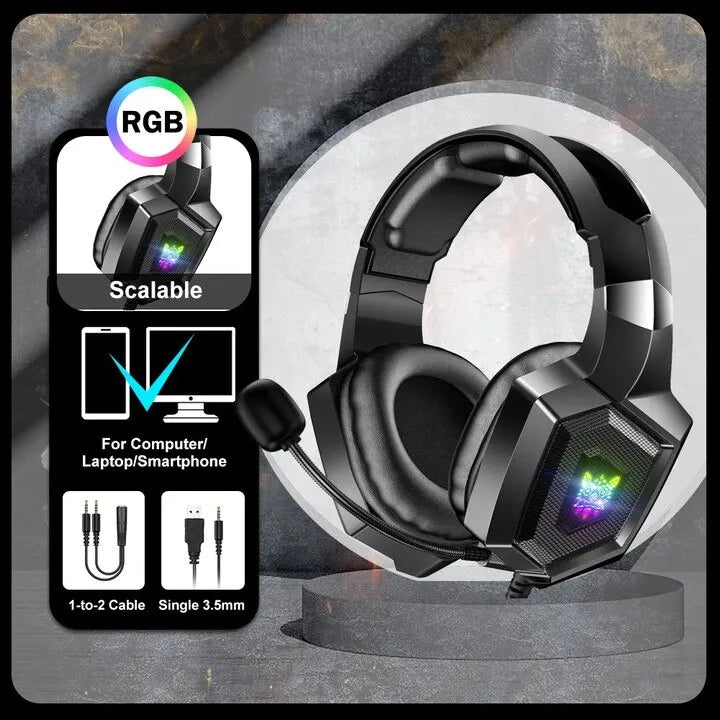 Headset Gamer Iluminado - ONIKUMA