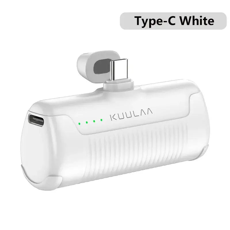 Carregador KUULAA TurboSlim 4500mAh - Carga Rápida Portátil