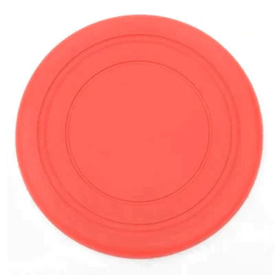 Disco de silicone - brinquedo para pet vermelho